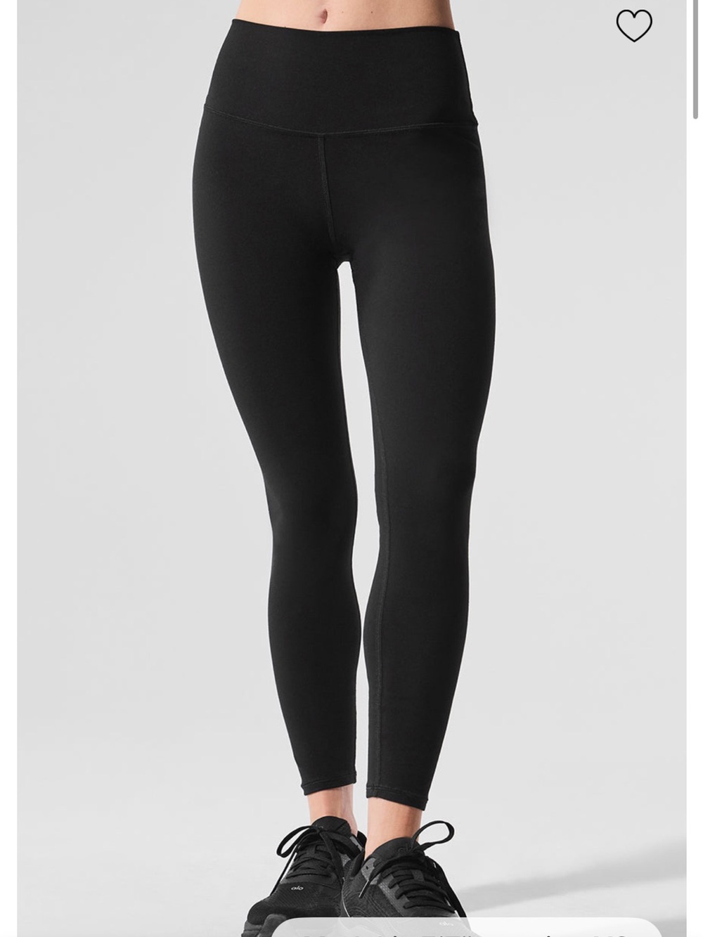 ALO Yoga Alosoft High Waist 7/8 Highlight Legging-size small